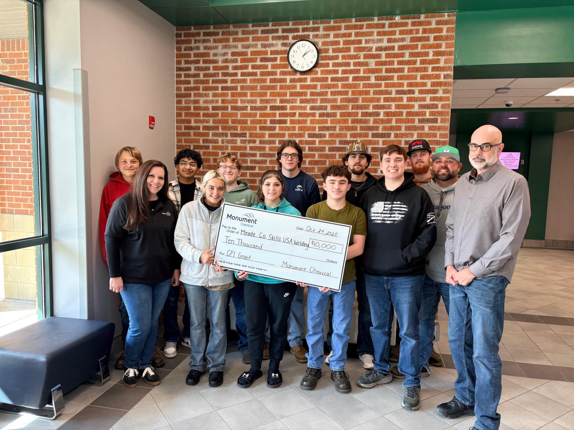 Building Bright Futures: Monument CPI Grant Helps Meade County Welding Program Strengthen Skills for the Next Generation